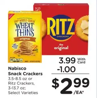 Ralphs Nabisco Snack Crackers offer