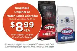 Ralphs Kingsford Original or Match Light Charcoal offer