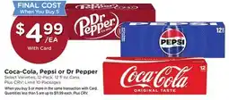 Ralphs Coca-Cola, Pepsi Or Dr Pepper offer