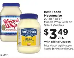 Ralphs Best Foods Mayonnaise offer