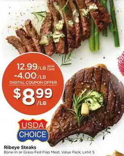 Ralphs Ribeye Steaks offer
