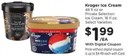 Ralphs Kroger Ice Cream offer