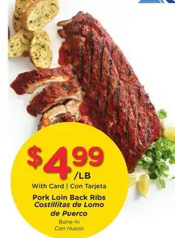 Ralphs Pork Loin Back Ribs offer
