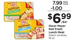 Ralphs Oscar Mayer Deli Fresh Lunch Meat offer