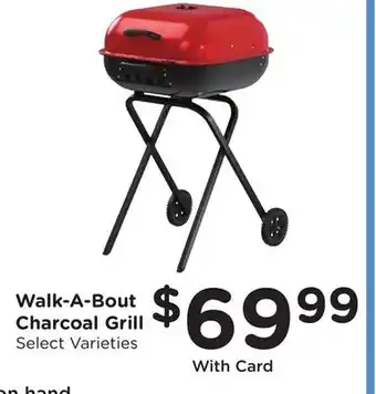 Ralphs Walk-A-Bout Charcoal Grill offer