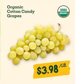 Sprouts Farmers Market Organic Cotton Candy Grapes offer