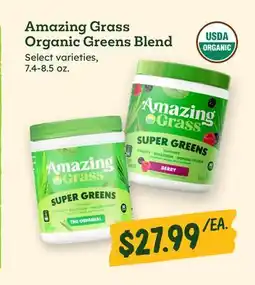 Sprouts Farmers Market Amazing Grass Organic Greens Blend offer