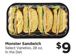 Food 4 Less Monster Sandwich offer