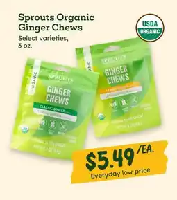 Sprouts Farmers Market Sprouts Organic Ginger Chews offer