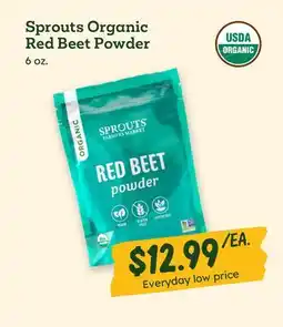 Sprouts Farmers Market Sprouts Organic Red Beet Powder offer