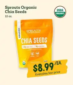 Sprouts Farmers Market Sprouts Organic Chia Seeds offer