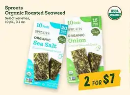 Sprouts Farmers Market Sprouts Organic Roasted Seaweed offer