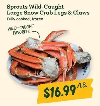 Sprouts Farmers Market Sprouts Wild-Caught Large Snow Crab Legs & Claws offer