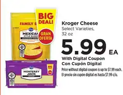 Food 4 Less Kroger Cheese offer