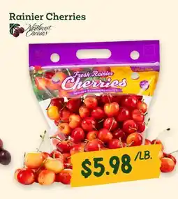 Sprouts Farmers Market Rainier Cherries offer