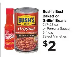 Food 4 Less Bush's Best Baked or Grillin' Beans Perrona Sauce offer