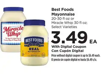 Food 4 Less Best Foods Mayonnaise offer