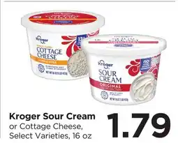 Food 4 Less Kroger Sour Cream or Cottage Cheese offer