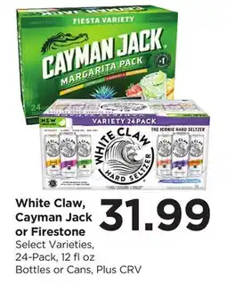 Food 4 Less White Claw, Cayman Jack or Firestone offer