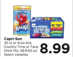 Food 4 Less Capri-Sun, 30 ct or Kool-Aid, Country Time or Tang Drink Mix offer