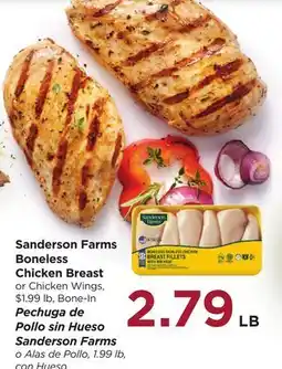 Food 4 Less Sanderson Farms Boneless Chicken Breast offer