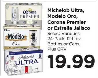 Food 4 Less Michelob Ultra, Modelo Oro, Corona Premier or Estrella Jalisco offer