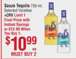 Smart & Final Sauza Tequila offer