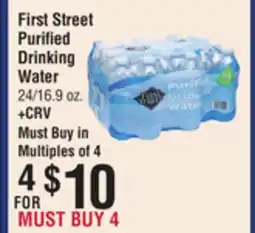 Smart & Final First Street Purified Drinking Water offer