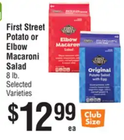Smart & Final First Street Potato or Elbow Macaroni Salad offer