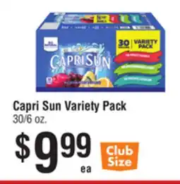 Smart & Final Capri Sun Variety Pack offer