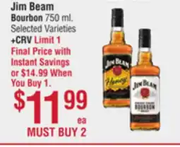 Smart & Final Jim Beam Bourbon offer