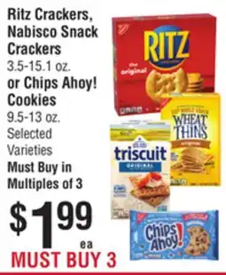 Smart & Final Ritz Crackers, Nabisco Snack Crackers or Chips Ahoy! Cookies offer