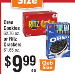 Smart & Final Oreo Cookies or Ritz Crackers offer