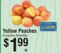 Smart & Final Yellow Peaches offer