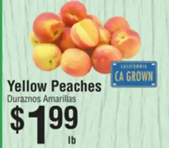 Smart & Final Yellow Peaches offer