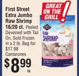 Smart & Final First Street Extra Jumbo Raw Shrimp offer