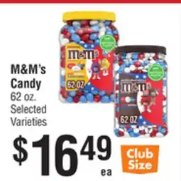 Smart & Final M&M's Candy offer