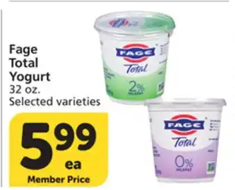 Albertsons Fage Total Yogurt offer