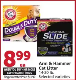 Albertsons Arm & Hammer Cat Litter offer