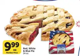 Albertsons Red, White & Blue Pie offer
