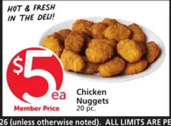 Albertsons Chicken Nuggets offer