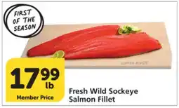 Albertsons Fresh Wild Sockeye Salmon Fillet offer