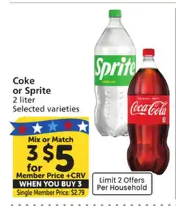 Albertsons Coke or Sprite offer