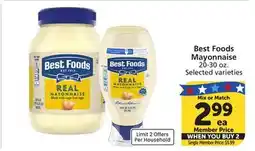 Albertsons Best Foods Mayonnaise offer