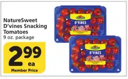 Albertsons NatureSweet D'vines Snacking Tomatoes offer