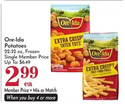 Pavilions Ore-Ida Potatoes offer