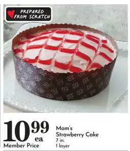 Pavilions Mom's Strawberry Cake offer