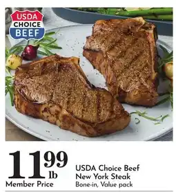 Pavilions USDA Choice Beef New York Steak offer