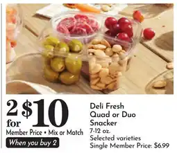 Pavilions Deli Fresh Quad or Duo Snacker offer