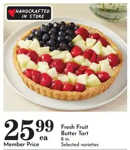 Pavilions Fresh Fruit Butter Tart offer